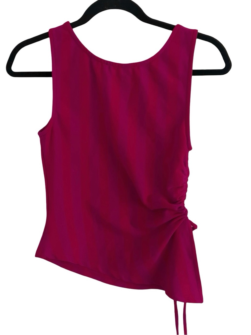 Lisa Says Gah Erin Tank in Raspberry Stripe Small